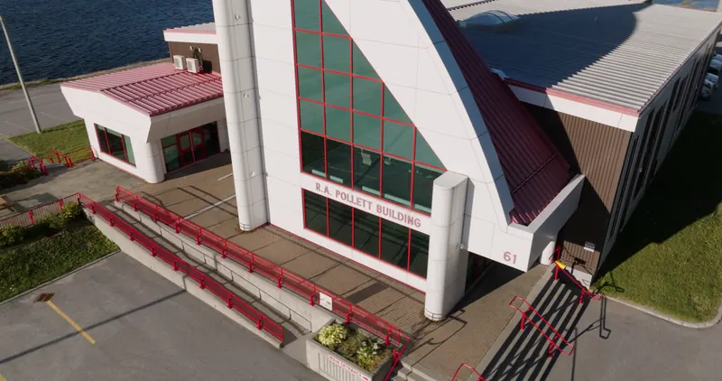 Port of Corner Brook waterfront terminal entrance