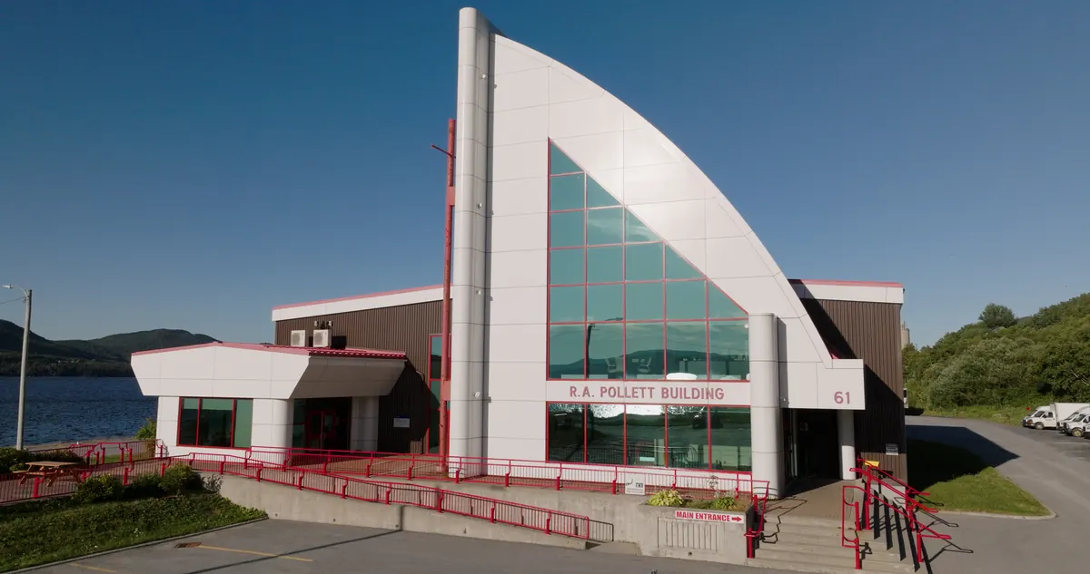 R.A. Pollett Building on the Corner Brook waterfront